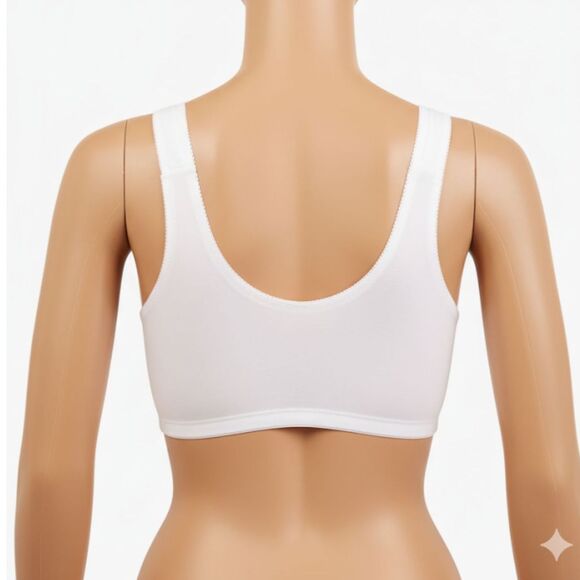 Leading Lady The Meryl - Cotton Front-Closure Comfort & Sleep Bra - Picture 2 of 5